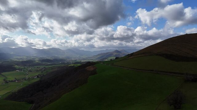 Basque mountains.