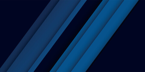 Obraz premium Dark blue modern business abstract background. Vector illustration design for presentation, banner, cover, web, flyer, card, poster, wallpaper, texture, slide, magazine, and powerpoint