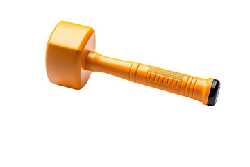 A Sunny Yellow Hammer With a Textured Grip on a Clear PNG or White Background.