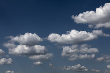 panorama blue sky and clouds