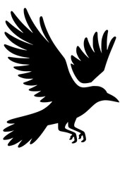 Raven SVG, Crow SVG, Bird SVG, Hunting SVG, Predator SVG, Eagle SVG, Hawk SVG, Pigeon SVG, Feathers SVG, Raven Silhouette, Raven Vector, Clipart, Cut file for Cricut SVG, JPG, PNG