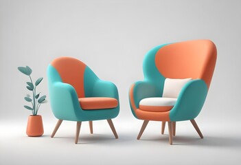 Obraz premium cartoonish chair 