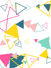 background with triangles