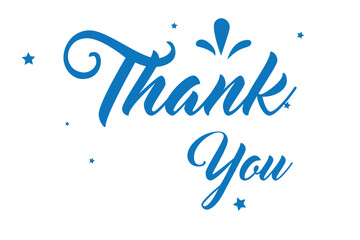 Thank You. Hand lettering Thank You for holiday Thanksgiving Day, vintage graphic, banner, poster. Greeting card calligraphy thank you, postcard for holiday Thanksgiving Day. Vector Illustration