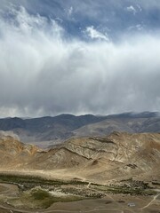 landscape with clouds