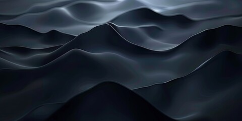 Obraz premium Abstract Waves of Dark Texture and Movement