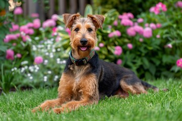 Airedale terrier dog