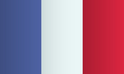 France flag. Symbol of patriotism and freedom. Vector