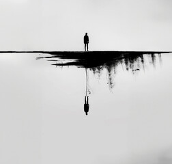 silhouette of a person