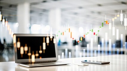  A backdrop showcasing digital financial data analysis, perfect for business contexts.
