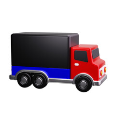 truck 3d render icon