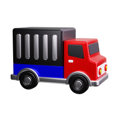 truck 3d render icon