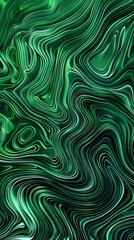 Obraz premium Abstract organic green lines as wallpaper background illustration