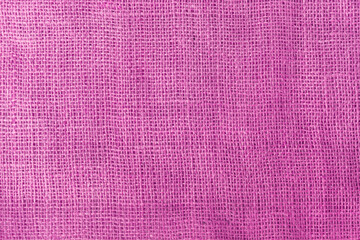 texture fabric burlap for sewing pink background color macro