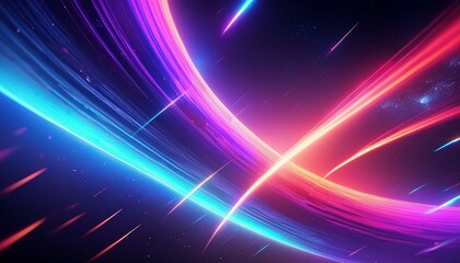 아름다운 네온 불빛