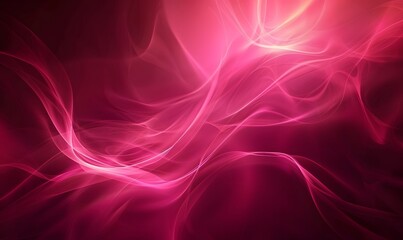 Abstract background pink waves, Generative AI