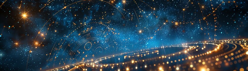 Astrological business advice, starry theme