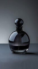 Black perfume bottle