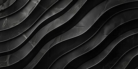 Obraz premium Abstract background with black textured backdrop, minimalist and strict design.