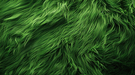 Smooth and luxurious green fur texture background, exuding elegance and sophistication