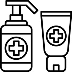 Obraz premium Lotion Icon