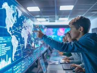 Interactive Virtual Classroom with Global Connectivity and Engaging Online Education for Students and Teachers