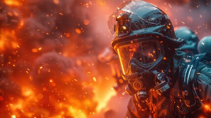 firefighters on fire