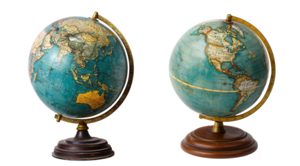 vintagestyle globe Isolated On Transparent Background Png File
