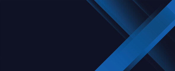 Blue black abstract background geometry shine and layer element vector for presentation design. Suit for business, corporate, institution, party, festive, seminar, and talks