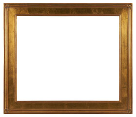 Old picture frame in PNG format on a transparent background.