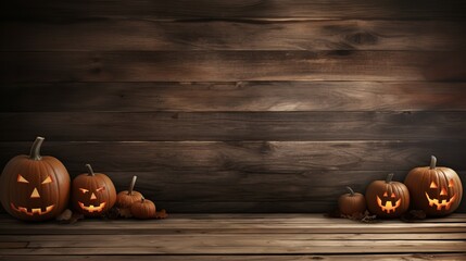 Spooky halloween wooden sign background for festive messages and eerie greetings