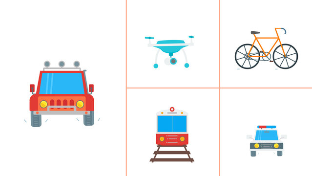 Urban Transport Icons