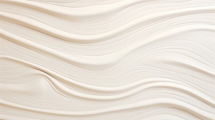 Abstract Wavy White Texture Background with Smooth Curves and Flowing Lines for Modern Design