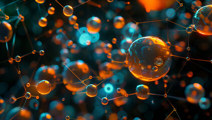 3d render of molecule