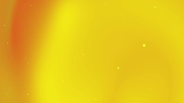 Orange and yellow gradient background with white dots