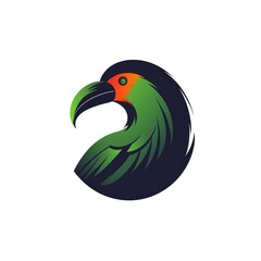 Obraz premium Exotic bird logo design for business brands. AI generated