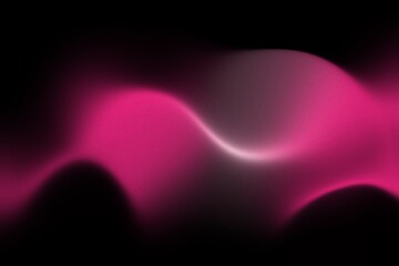 Abstract pink and black gradient background with smooth and soft transitions. This vibrant backdrop features a swirling effect with grainy noise texture