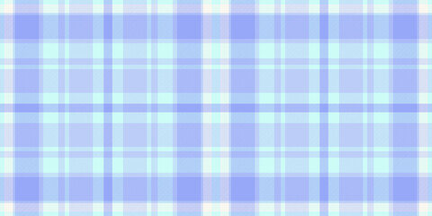 Setting check seamless vector, plain fabric plaid pattern. Indian tartan textile texture background in light and blue colors.
