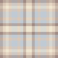 Cool tartan texture seamless, periodic plaid fabric vector. Jersey pattern background check textile in light and pastel colors.