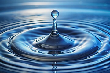 a water drop isolated on transparent background. png
