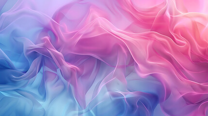 Obraz premium Gradient background featuring a blend of pink and blue for a calming effect 