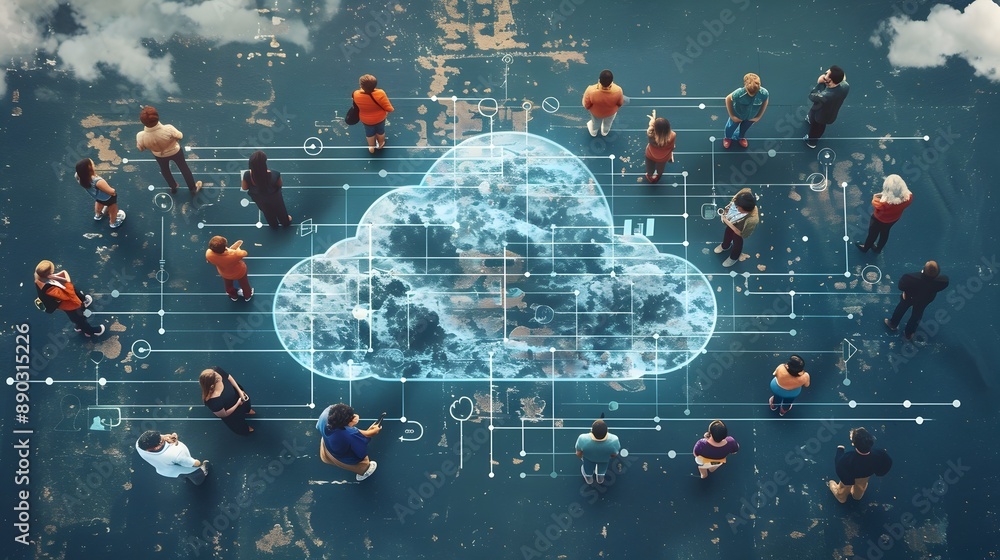 Poster cloud computing in education dynamic and interactive virtual classrooms and resources
