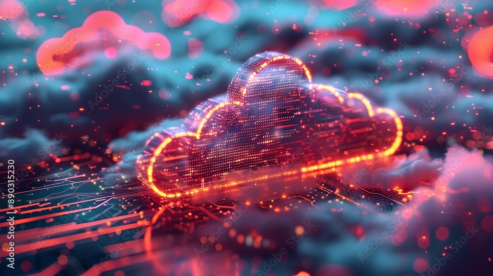 Poster secure and vibrant cloud computing solution with redundancy and backup