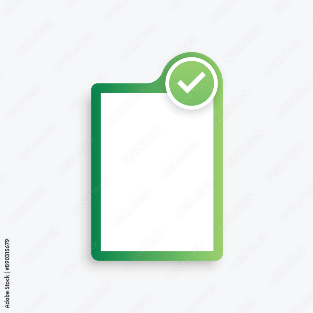 Poster to do list or planning icon in flat style. paper sheet with clipboard vector illustration on isolate