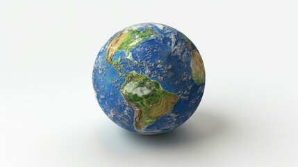 Fototapeta premium Earth in Oval Shape