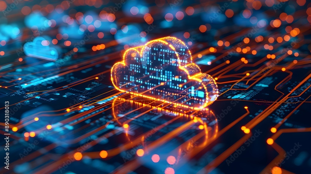 Poster ai enhanced cloud security advanced threat detection and high tech response