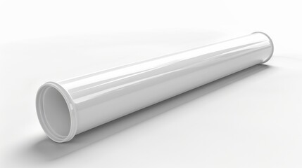 White Cylindrical Tube for Various Uses