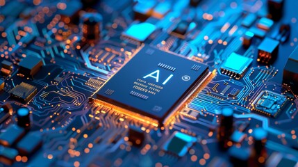 Futuristic AI Chip in a Quantum Computer