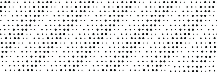 Seamless dot pattern background. Polka dot pattern template Monochrome dot texture.