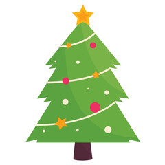 Big Christmas symbol of colorful Christmas